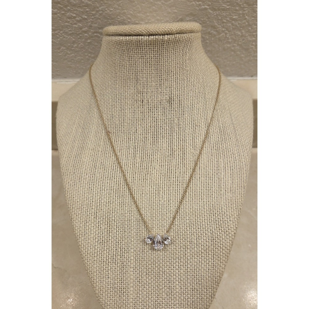 14k‎ GP Eliot Danori Frontal Pendant Necklace 18"